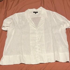 Quince White Linen Women’s Shirt